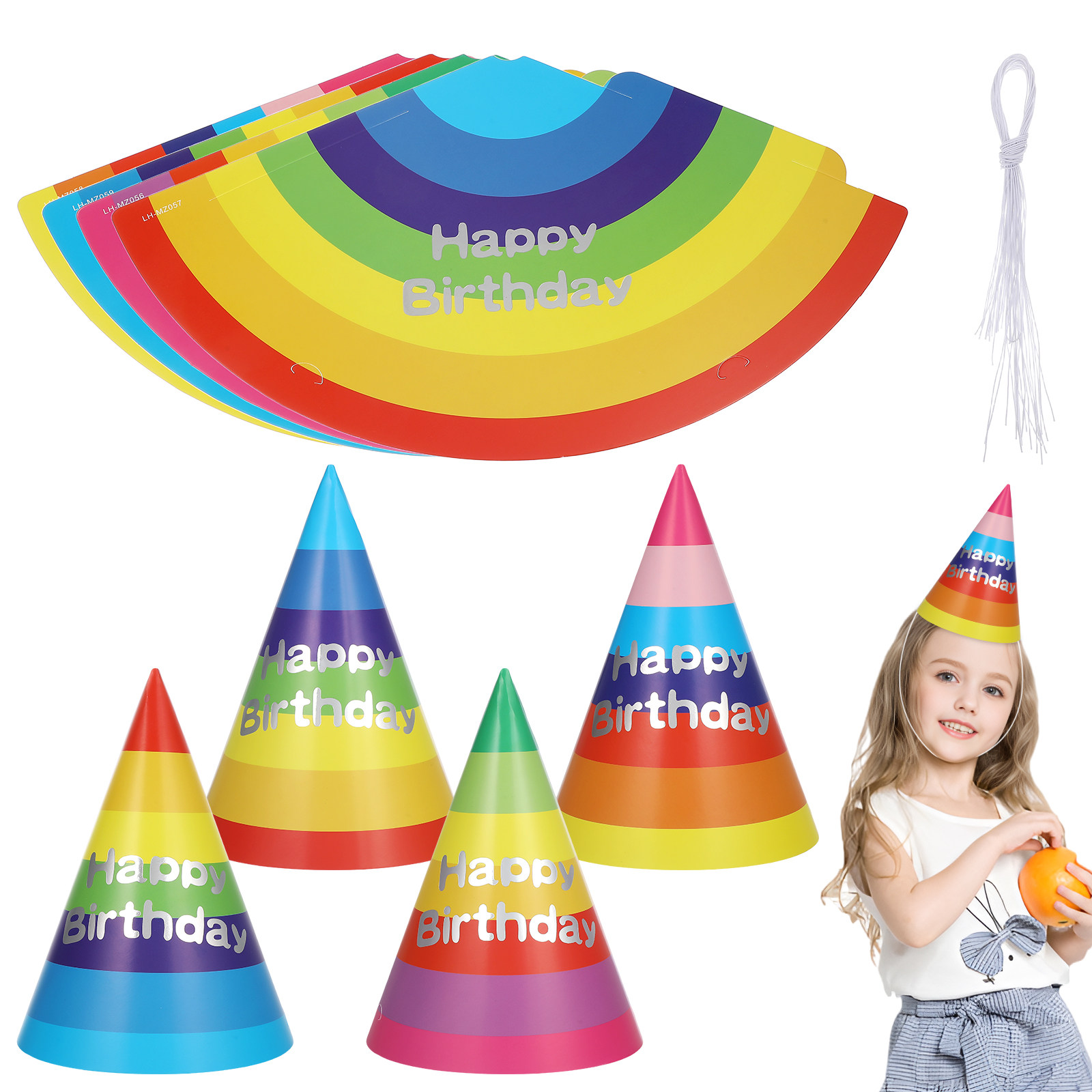 20Pcs Cute Birthday Party Hats – Party Hat Cone recenzja i cena