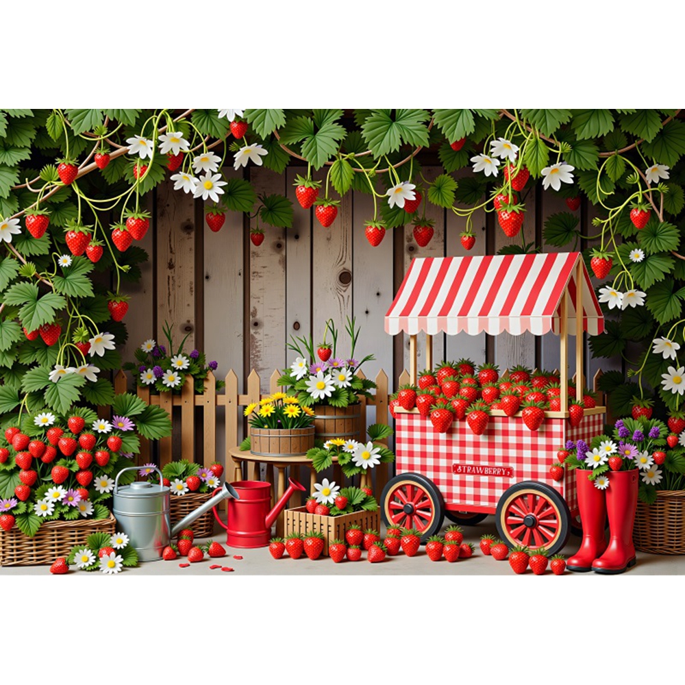 Red Strawberry Store Photograp – Party Event Supply Store recenzja i cena