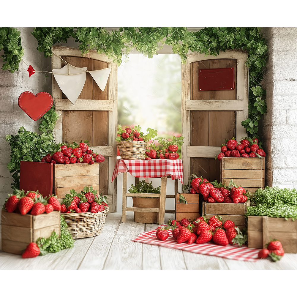 Red Strawberry Store Photograp – Party Event Supply Store recenzja i cena