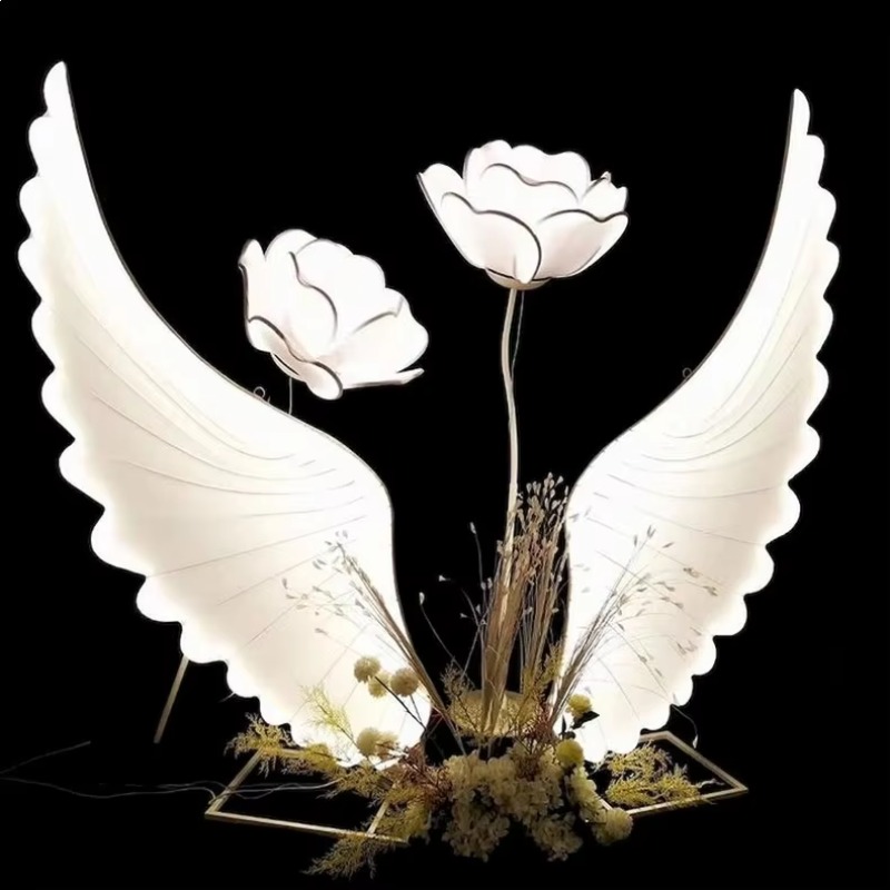 Glowing Angel Wings Light Prop – Event & Party Supply recenzja i cena