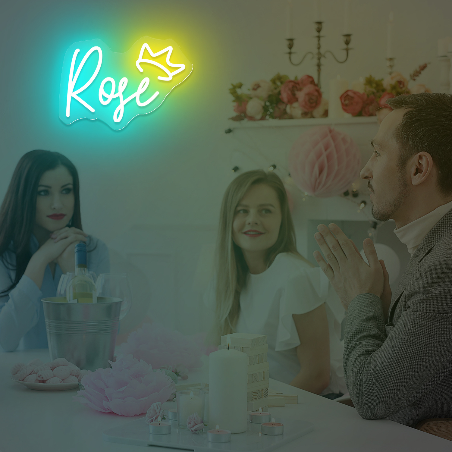 Custom Neon Sign with Crown De – Neon Sign Party recenzja i cena