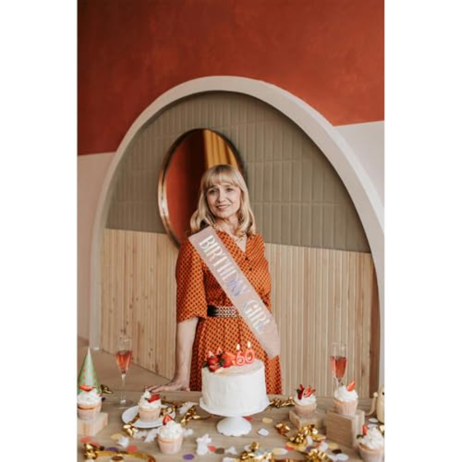 Birthday Girl Sash for Women B – Birthday Sash Glitter recenzja i cena