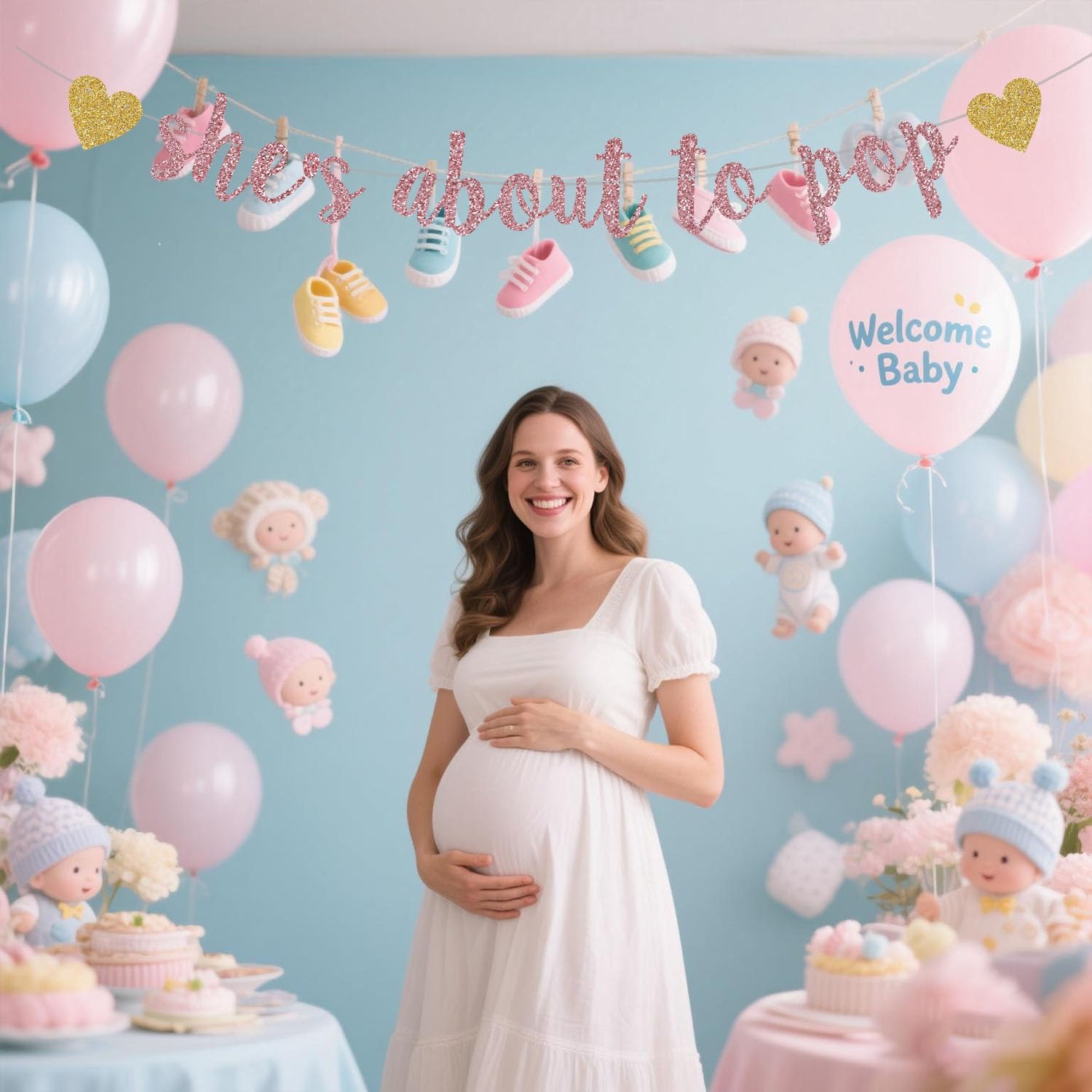 She's About to Pop Banner,Rose – Party Banner Gold recenzja i cena