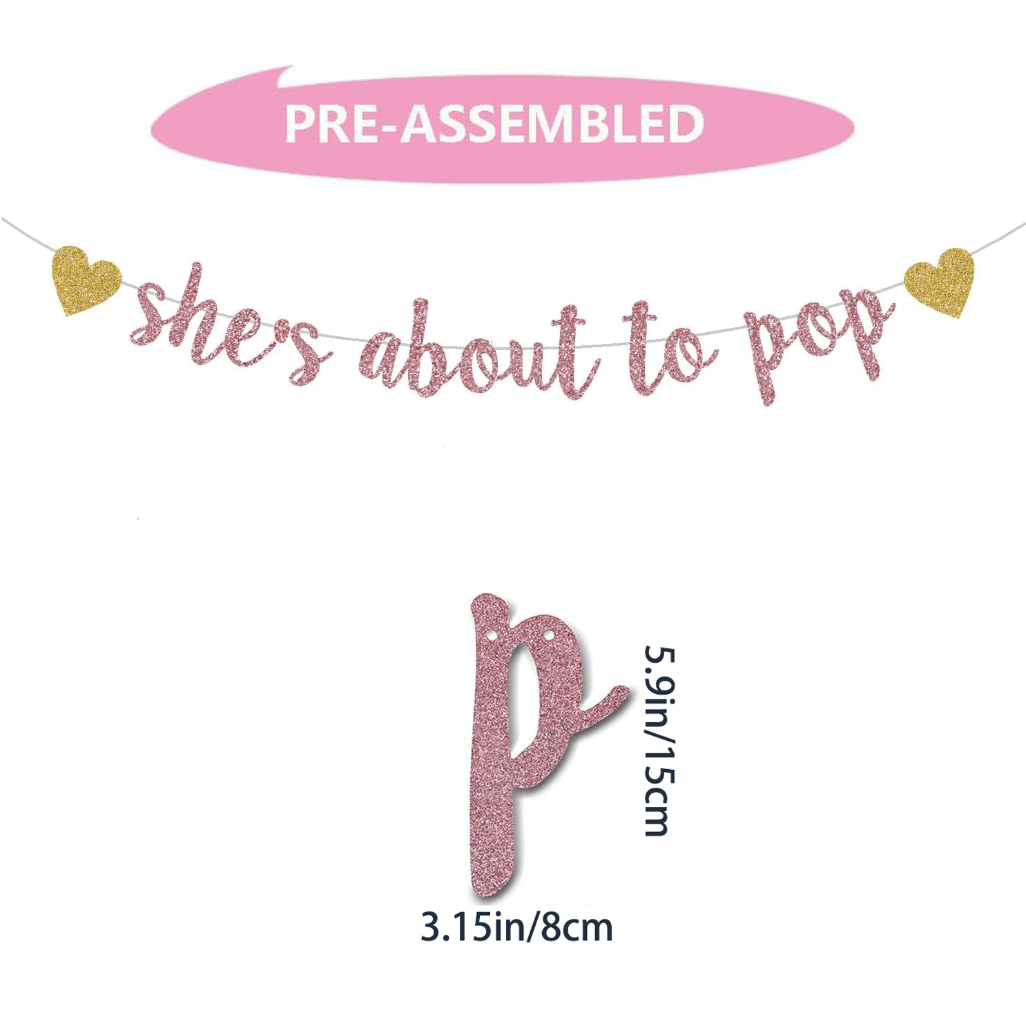 She's About to Pop Banner,Rose – Party Banner Gold recenzja i cena