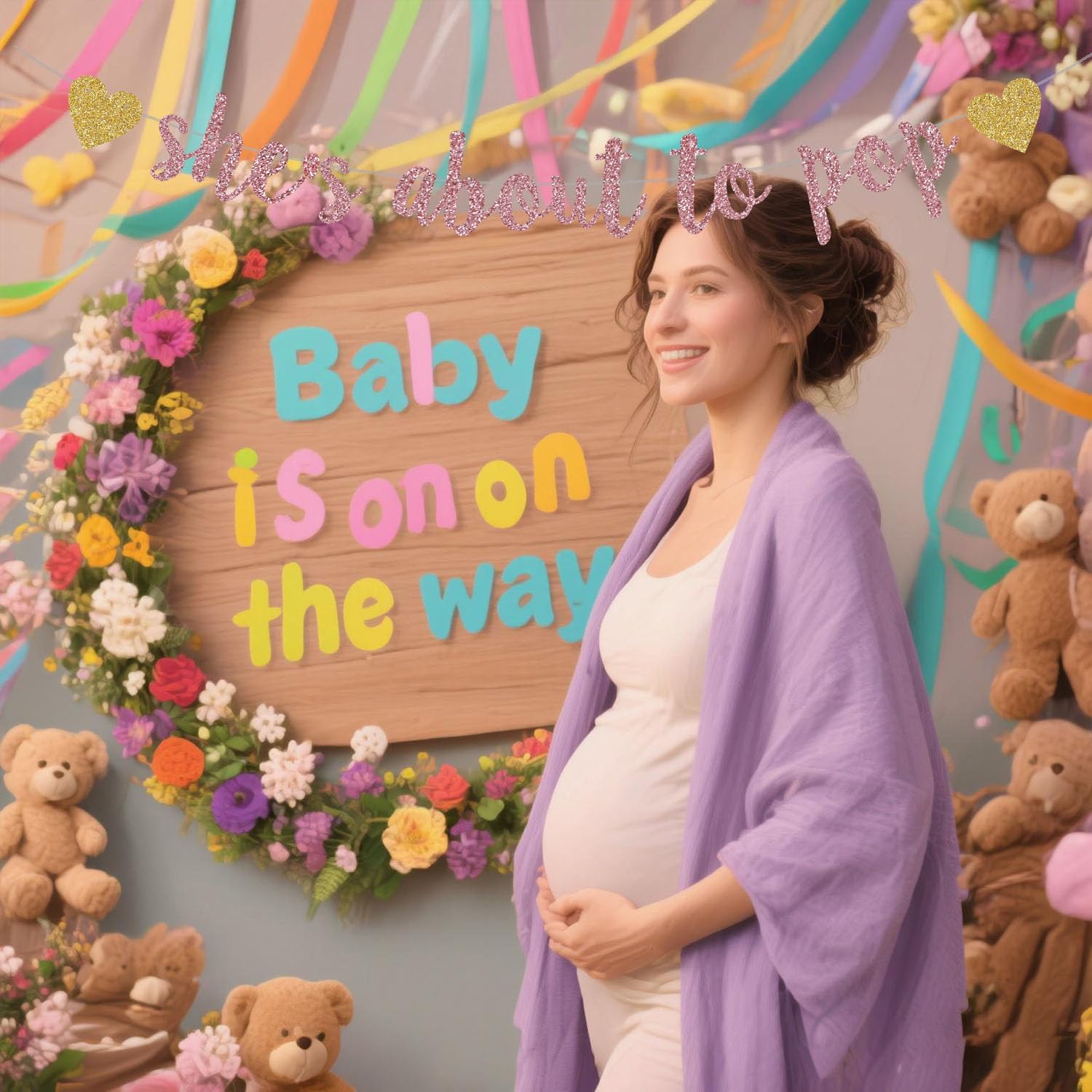 She's About to Pop Banner,Rose – Party Banner Gold recenzja i cena