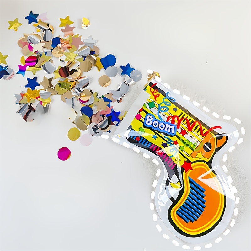 20 Colorful Confetti Poppers,  – Confetti Cannon Tube recenzja i cena