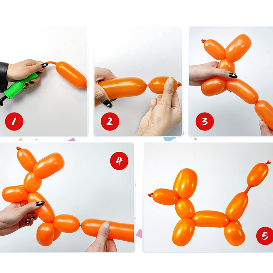 50/101pcs Long Strip Balloon w – Balloon Pump Hand recenzja i cena