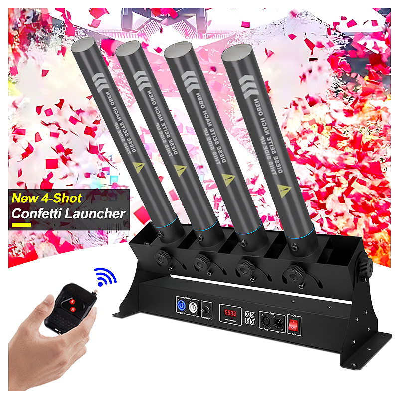 SHTX 4-Tube Confetti Launcher, – Confetti Cannon Tube recenzja i cena