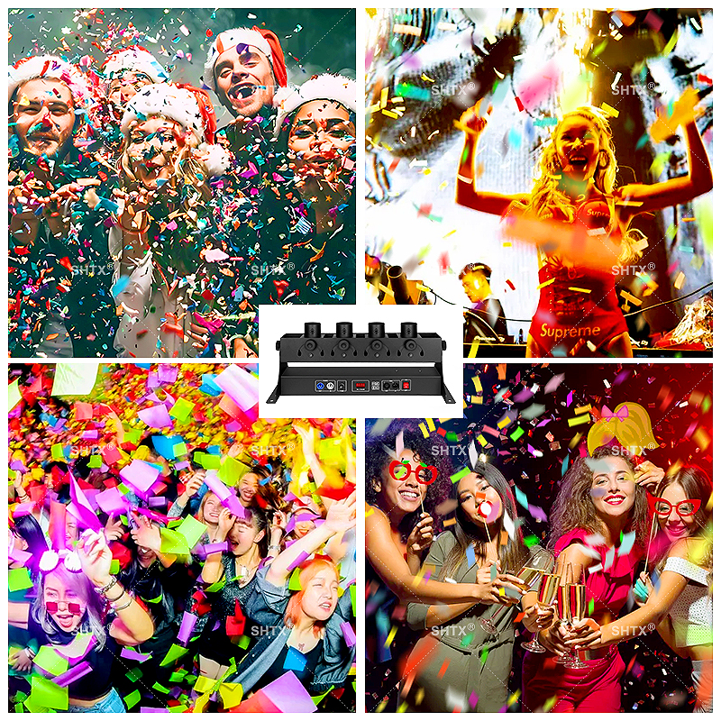SHTX 4-Tube Confetti Launcher, – Confetti Cannon Tube recenzja i cena
