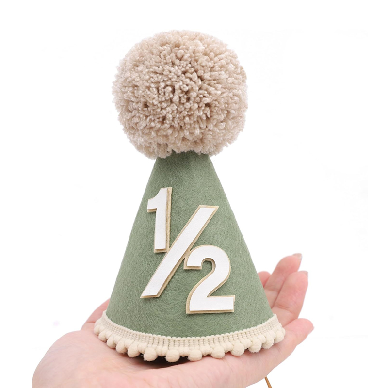 1/2 Birthday Hat Mini Cone Hat – Party Hat Cone recenzja i cena