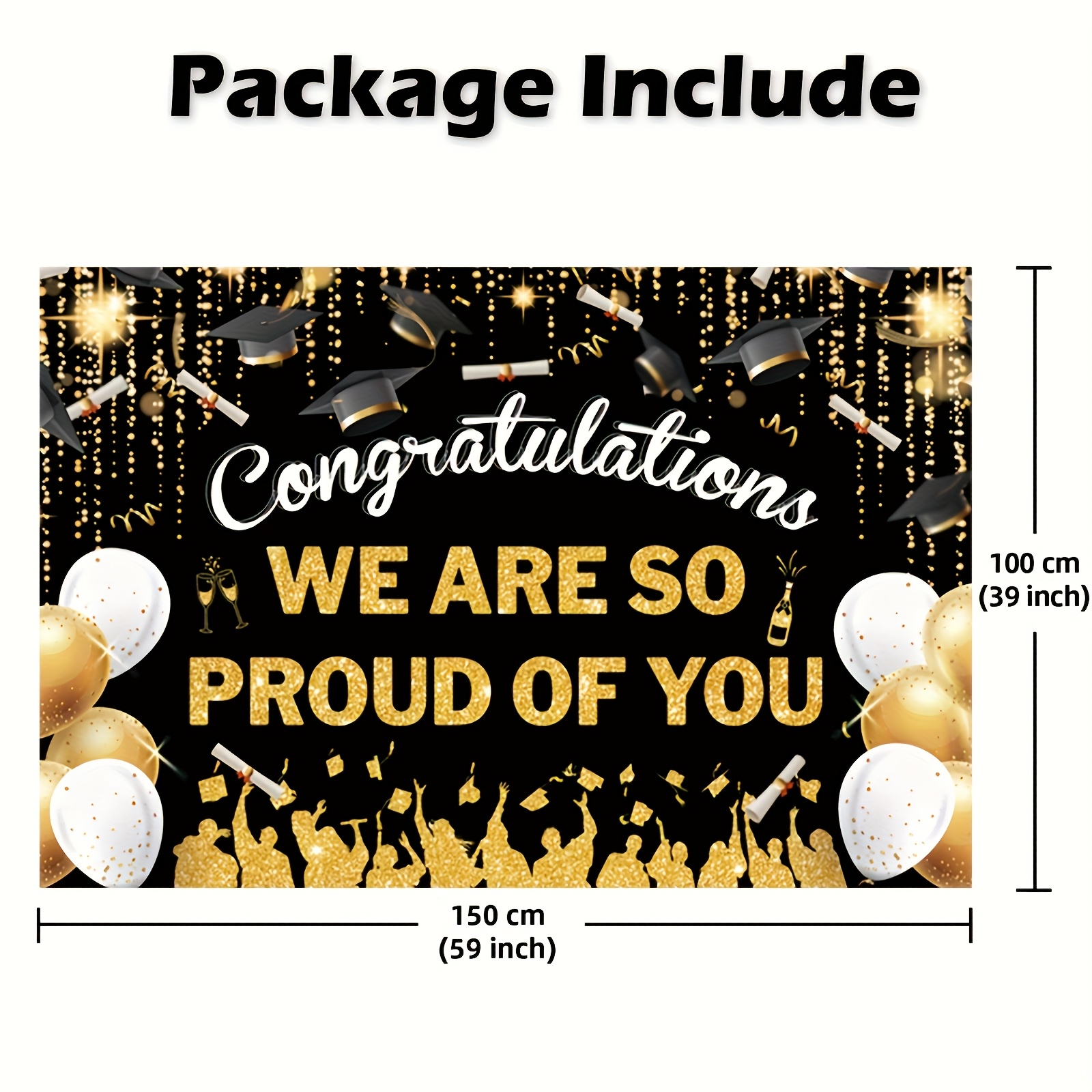 2D FlatGraduation Party Banner – Party Banner Gold recenzja i cena