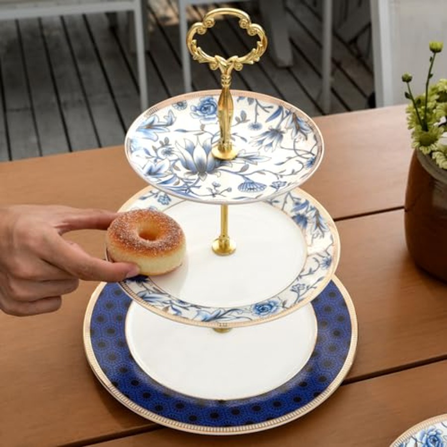 Porcelain Cake Stand, White an – Cupcake Stand Tier recenzja i cena