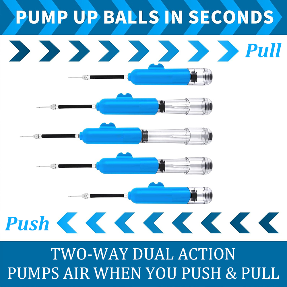 Portable Air Pump Sports Ball  – Balloon Pump Hand recenzja i cena