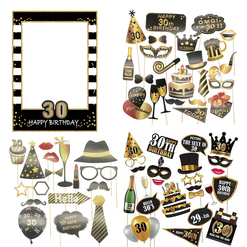 30 40 50 60 Birthday Photo Boo – Photo Booth Frame recenzja i cena