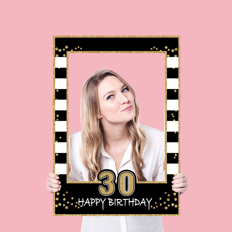 30 40 50 60 Birthday Photo Boo – Photo Booth Frame recenzja i cena