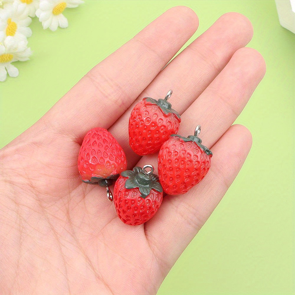 12/27/54pcs Red Resin Strawber – Event Suppliers recenzja i cena