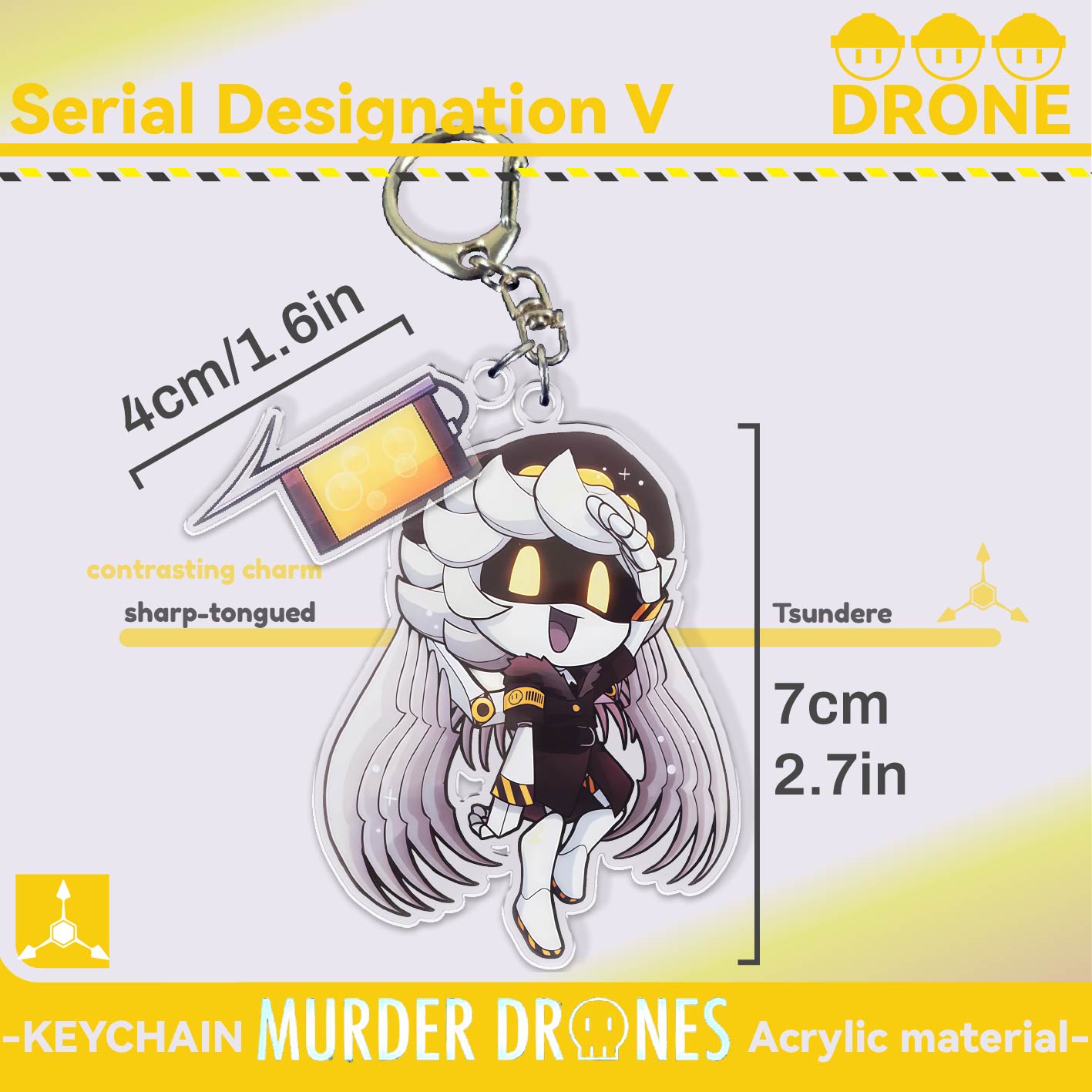 Murder Drones Keychain.,2D Acr – Supply Event recenzja i cena