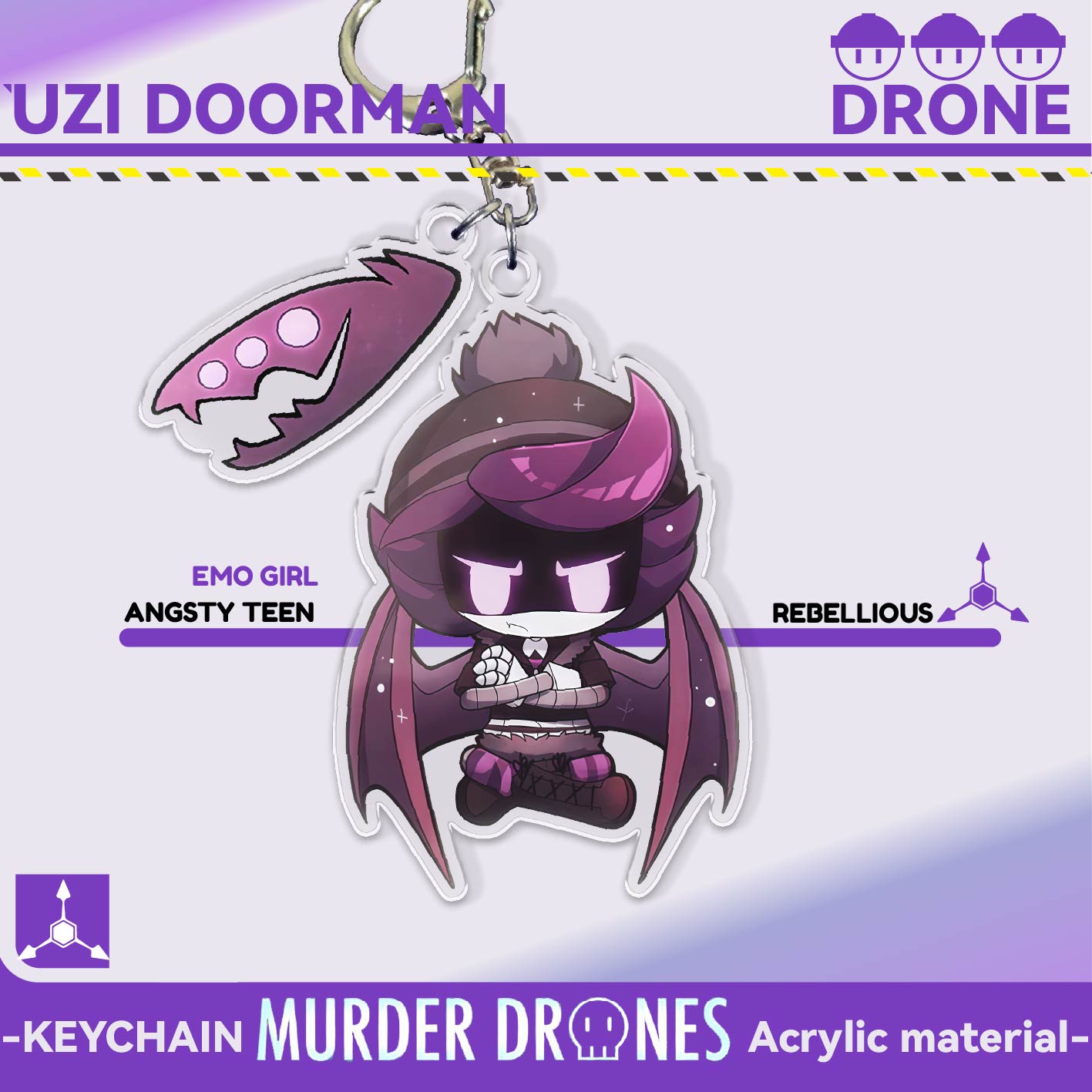 Murder Drones Keychain.,2D Acr – Supply Event recenzja i cena