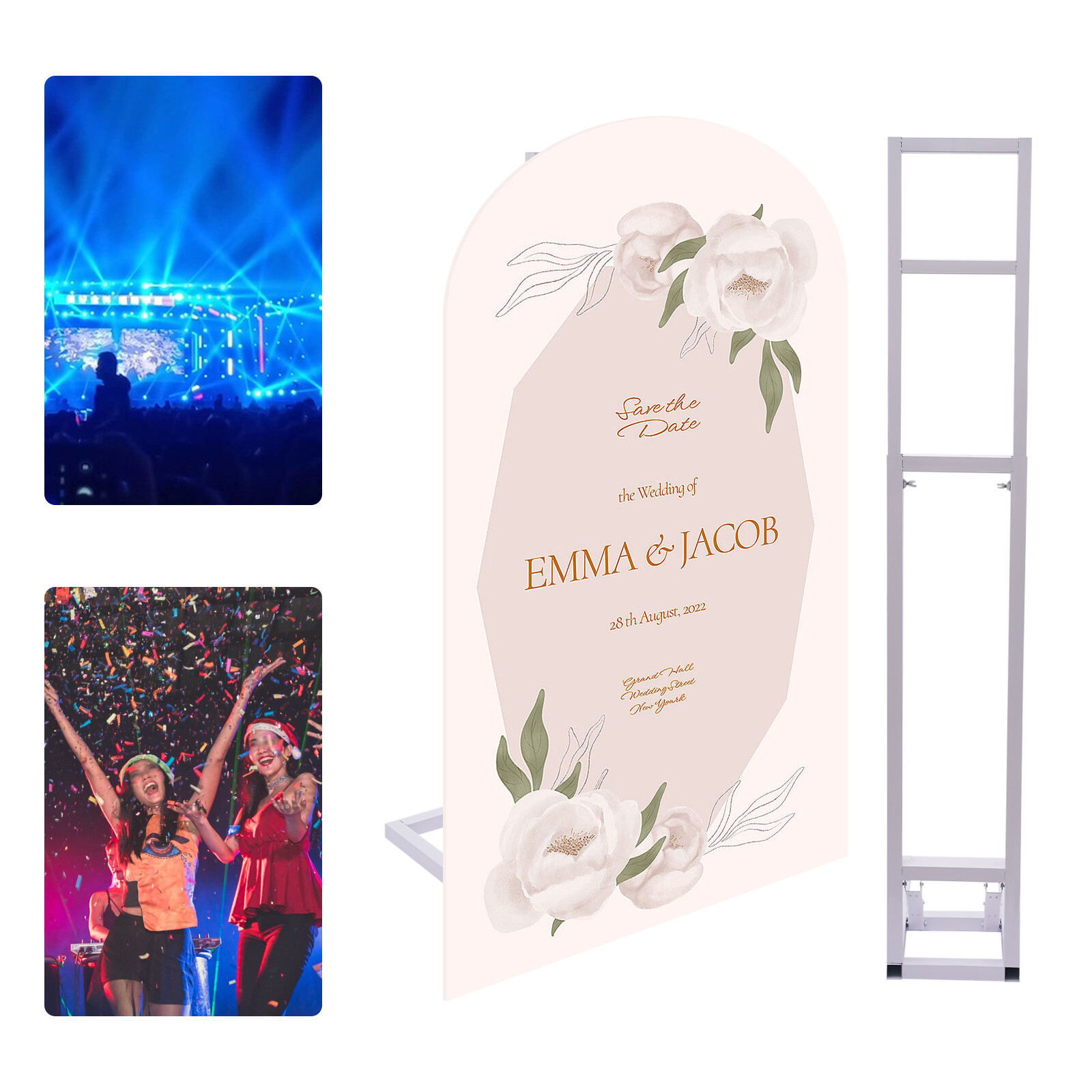 Adjustable Height Wedding Back – Balloon Arch Kit recenzja i cena