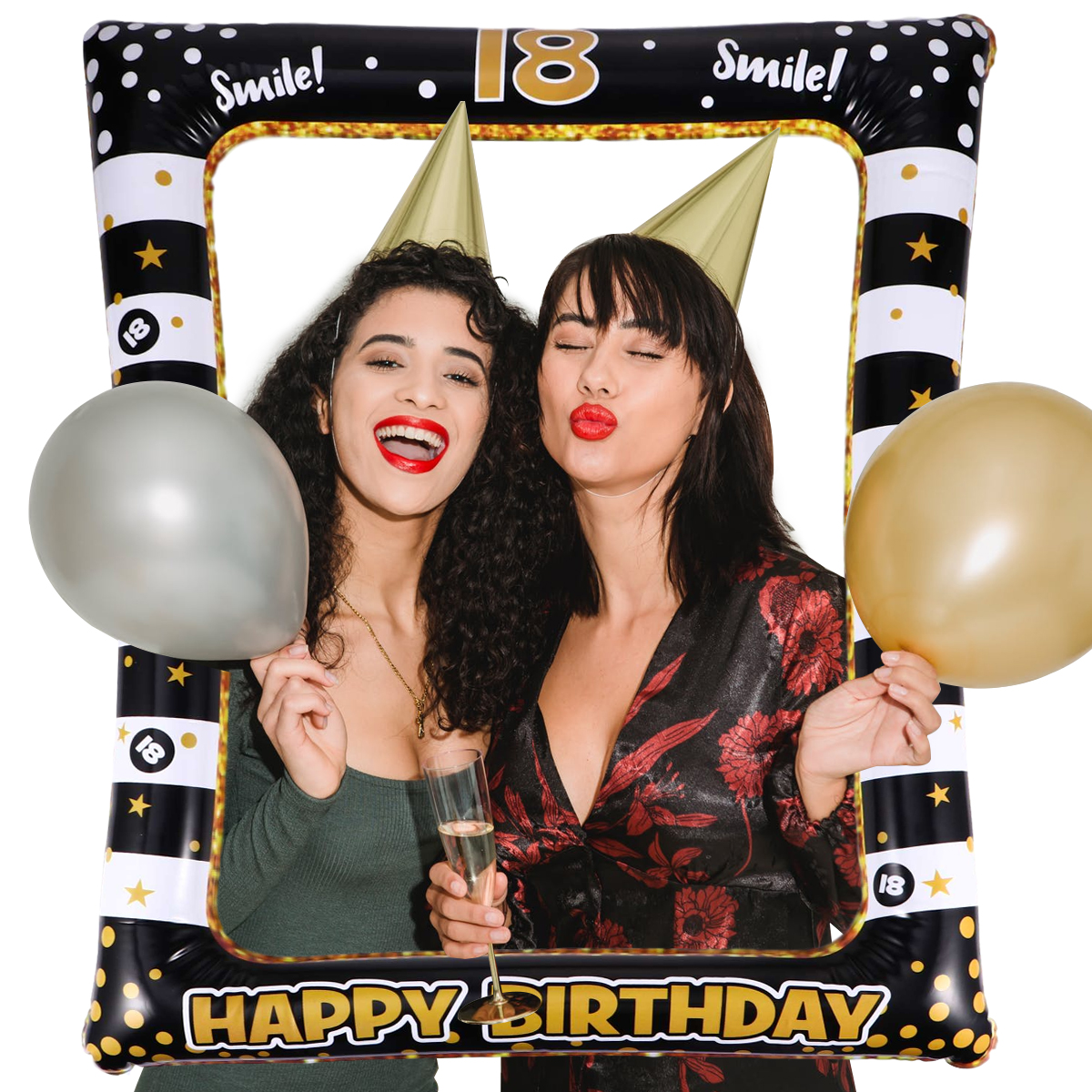 Birthday Party Supplies 18 Bal – Photo Booth Frame recenzja i cena
