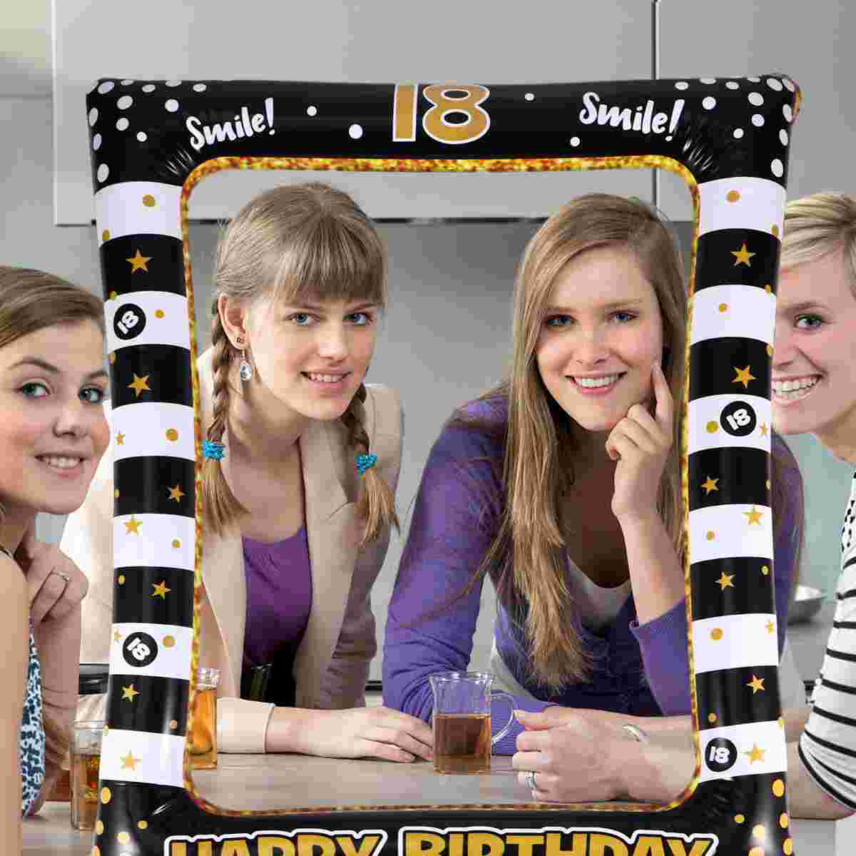 Birthday Party Supplies 18 Bal – Photo Booth Frame recenzja i cena