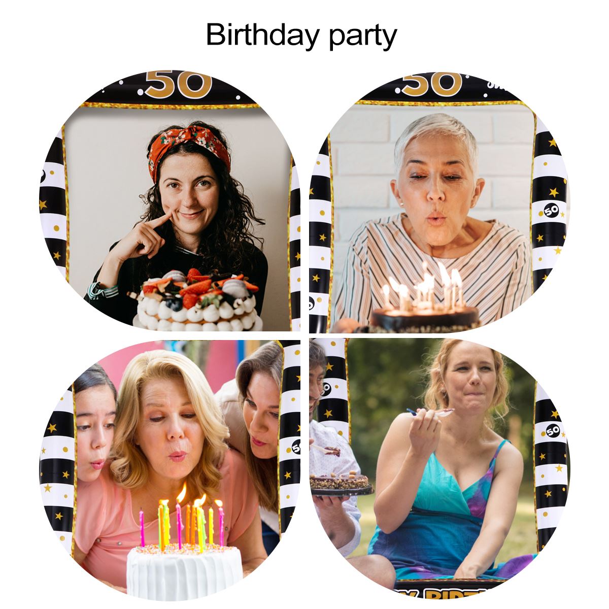 Birthday Party Supplies 18 Bal – Photo Booth Frame recenzja i cena