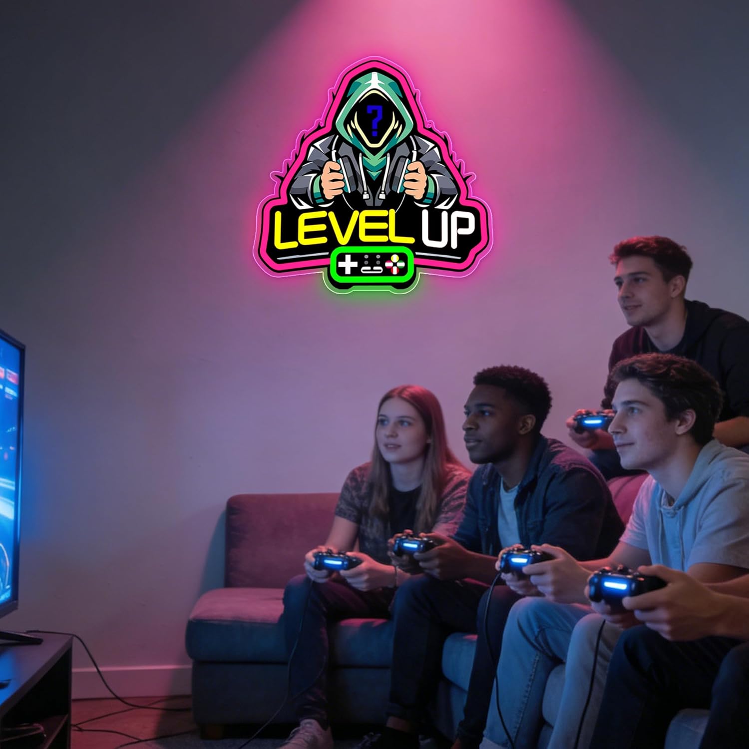 Level Up Neon Sign Cool Gamer  – Neon Sign Party recenzja i cena