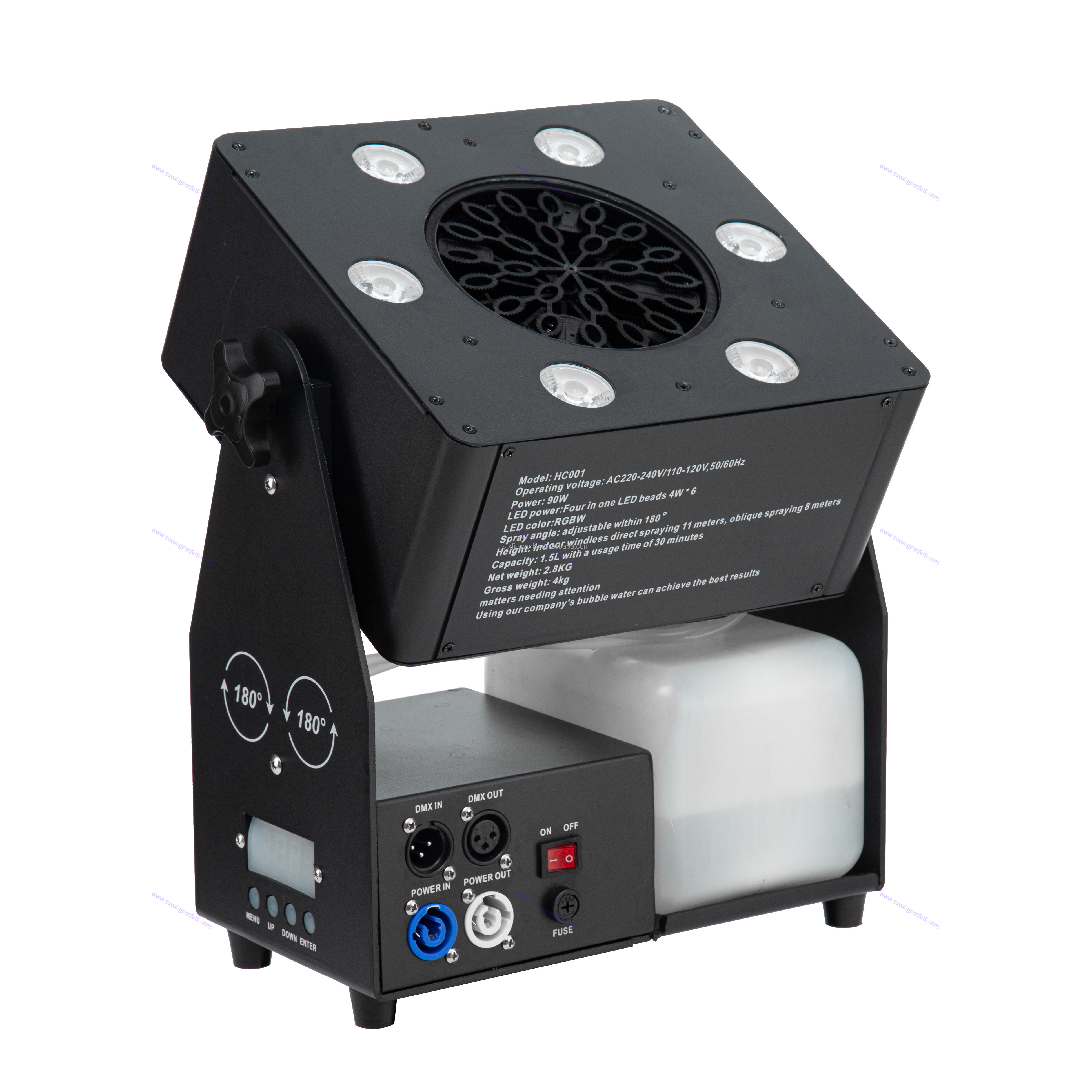 DJ RGBW LED Stage Smoke Machin – Event Party Dj recenzja i cena