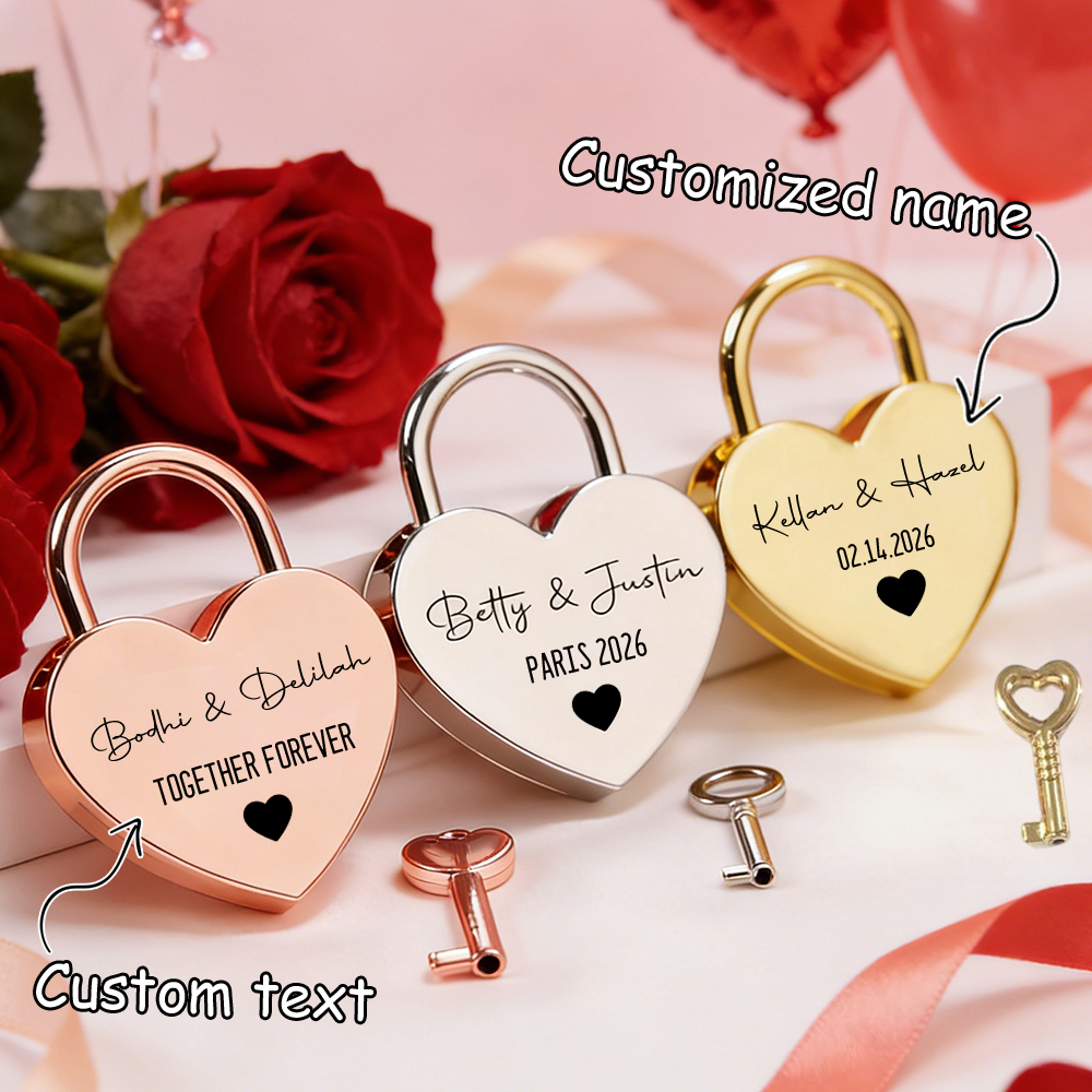 Custom Name Heart-Shaped Padlo – Eve Party recenzja i cena