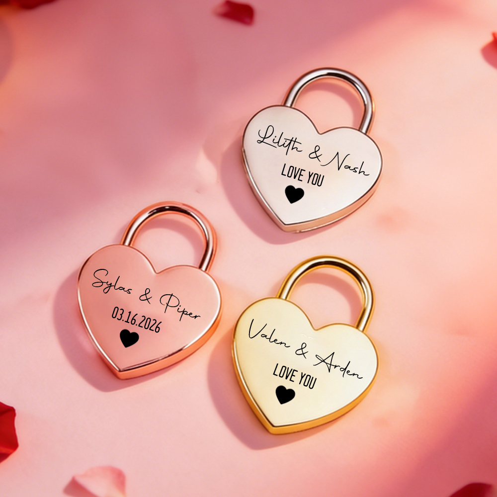 Custom Name Heart-Shaped Padlo – Eve Party recenzja i cena