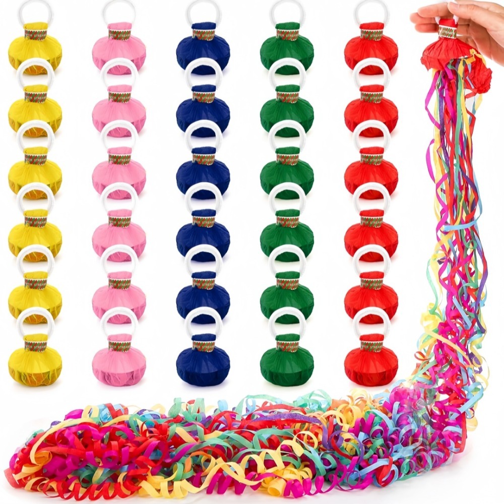 10pcs Hand Throwing Ribbon Pul – Confetti Cannon Tube recenzja i cena