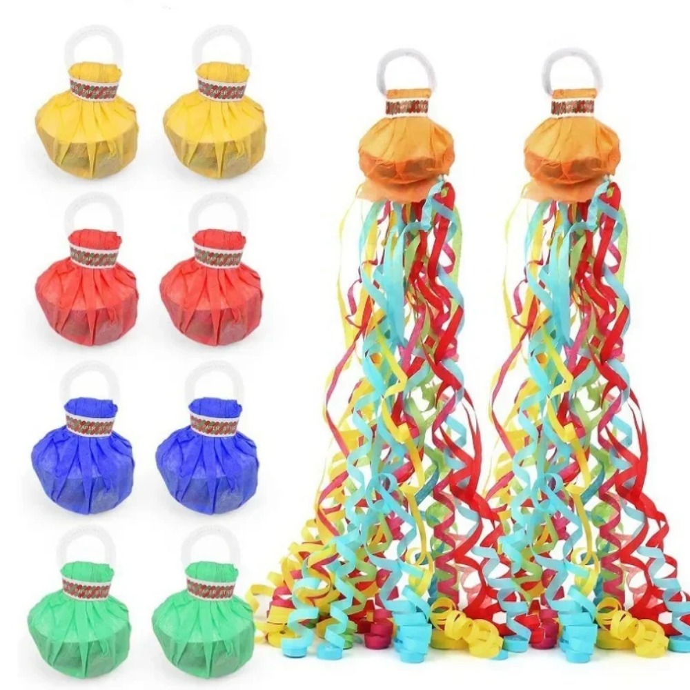 10pcs Hand Throwing Ribbon Pul – Confetti Cannon Tube recenzja i cena