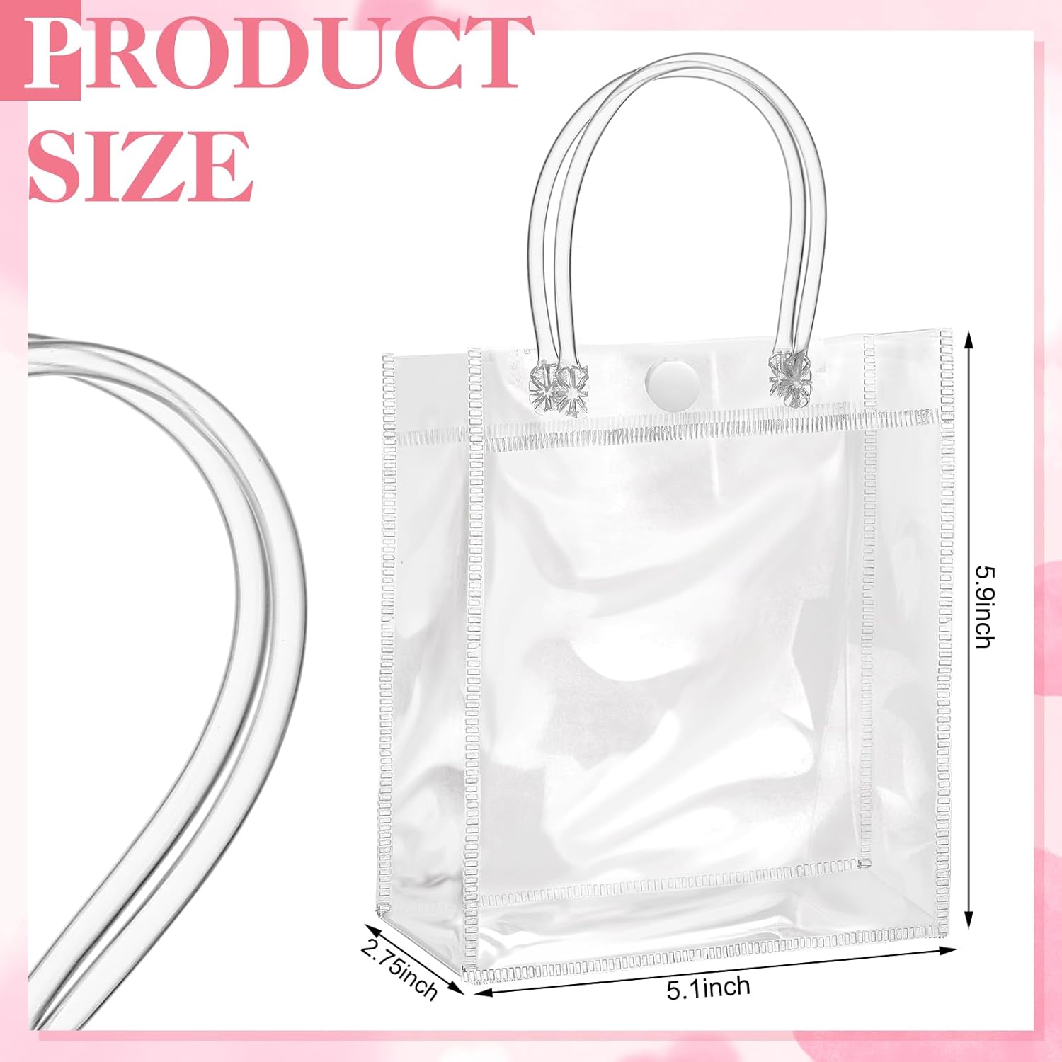 Clear Plastic Gift Bags with H – Party Favor Bag recenzja i cena