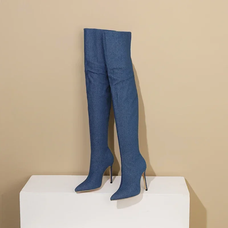 Sexy Women Thigh High Boots Bl – Eve Party recenzja i cena