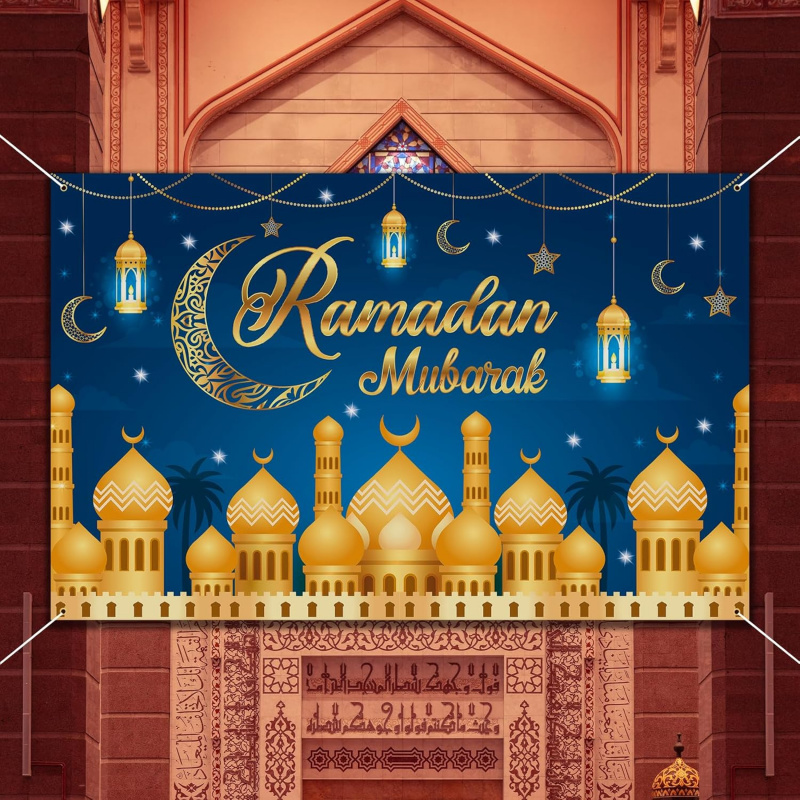 VIKAMA Ramadan Mubarak Blue Go – Party Banner Gold recenzja i cena