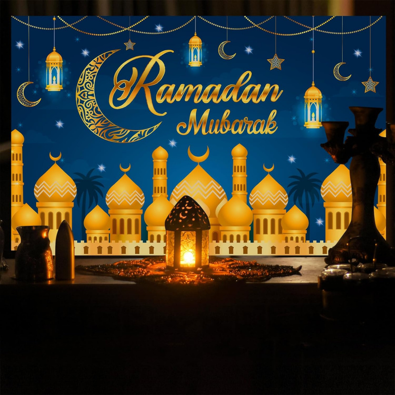 VIKAMA Ramadan Mubarak Blue Go – Party Banner Gold recenzja i cena
