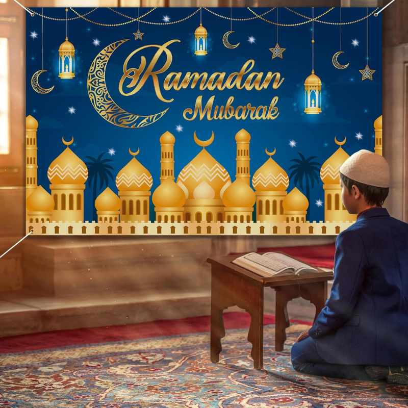 VIKAMA Ramadan Mubarak Blue Go – Party Banner Gold recenzja i cena