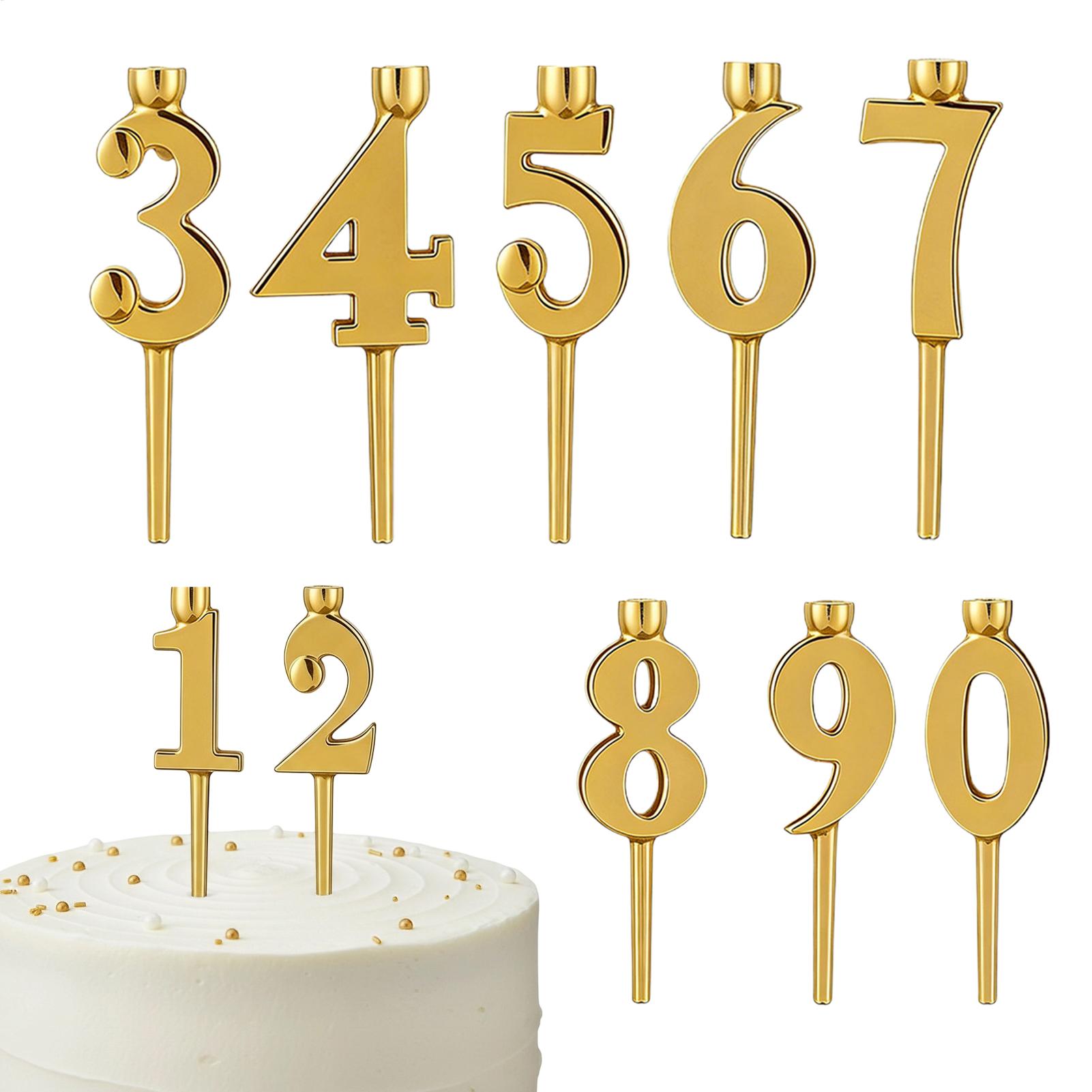 Number Candle Holders 10 Piece – Party Event Supply Store recenzja i cena
