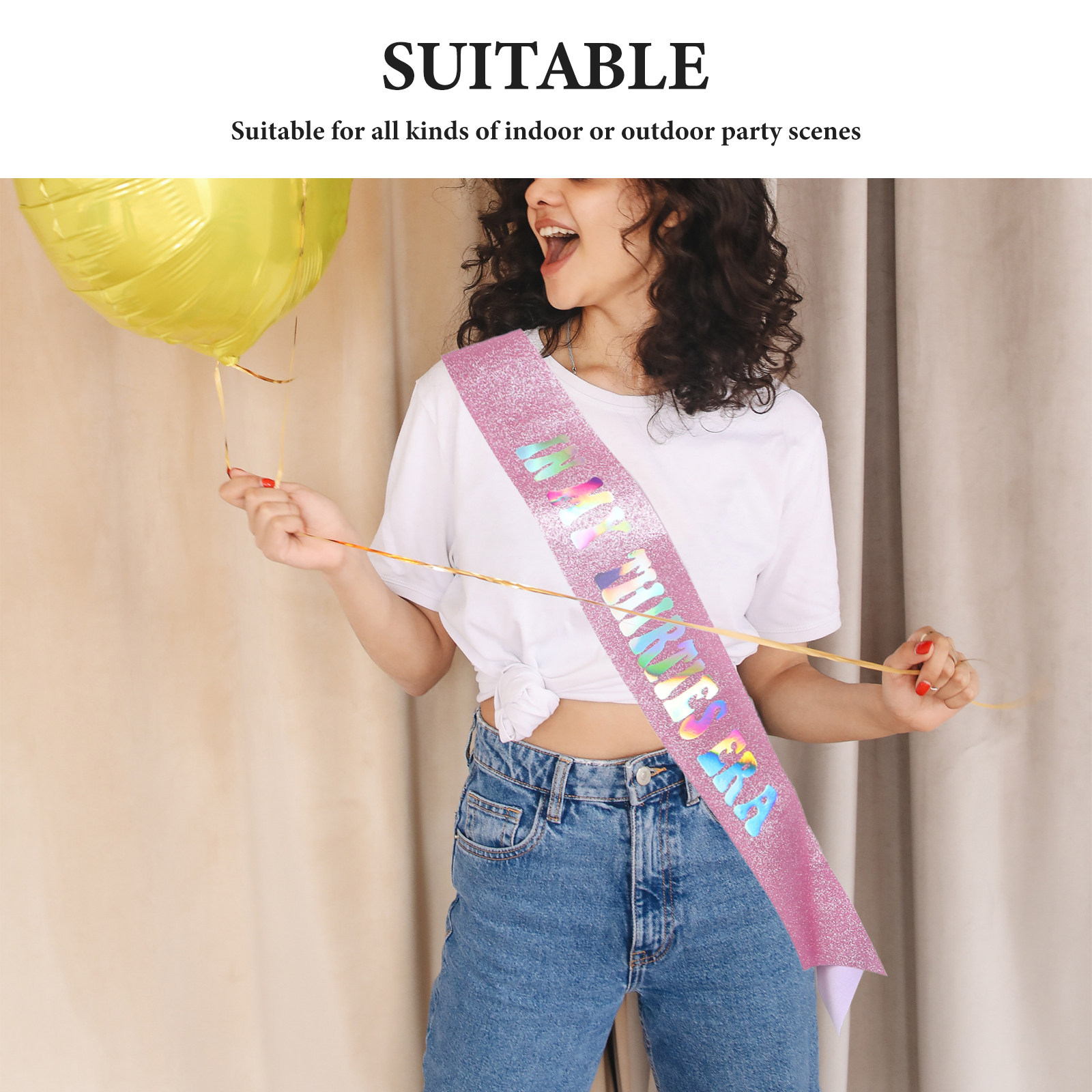 Birthday Sash for Women with G – Birthday Sash Glitter recenzja i cena