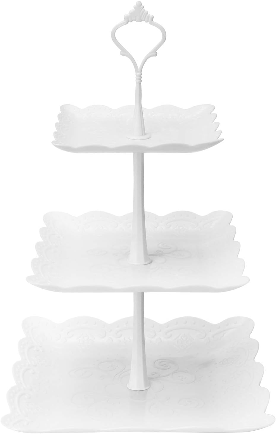 3 Tier Cupcake Stand, Plastic  – Cupcake Stand Tier recenzja i cena