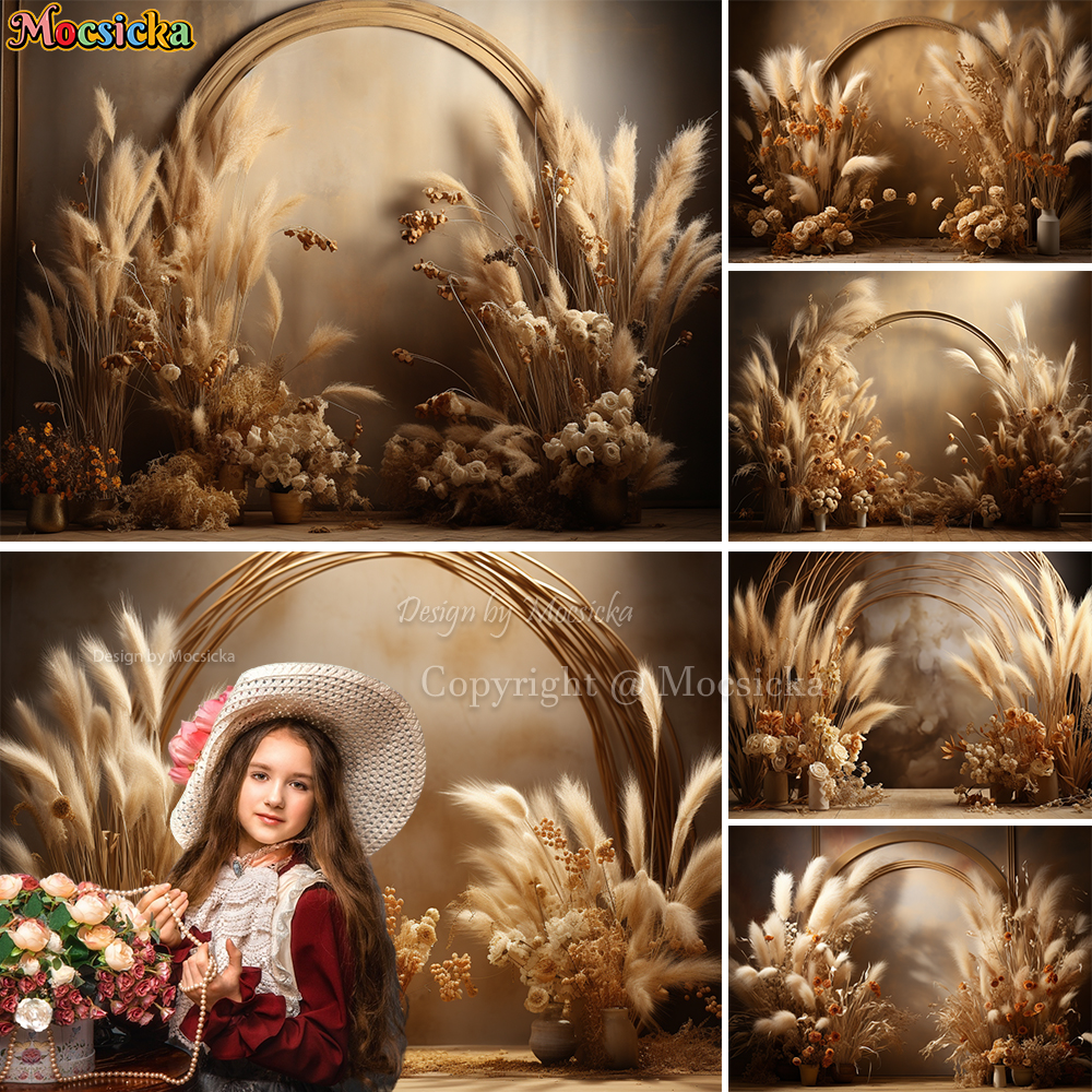 Mocsicka Boho Retro Brown Phot – Dessert Table Backdrop recenzja i cena