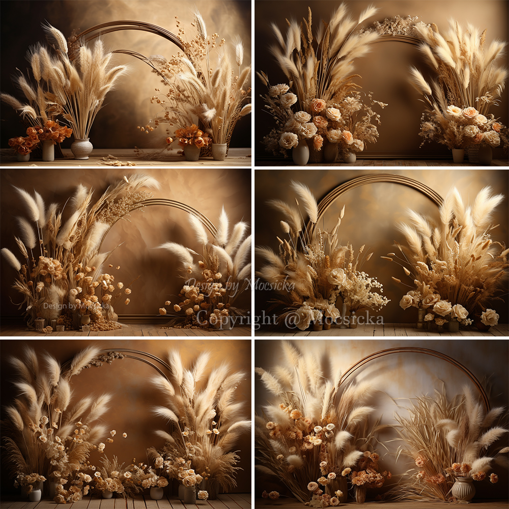 Mocsicka Boho Retro Brown Phot – Dessert Table Backdrop recenzja i cena