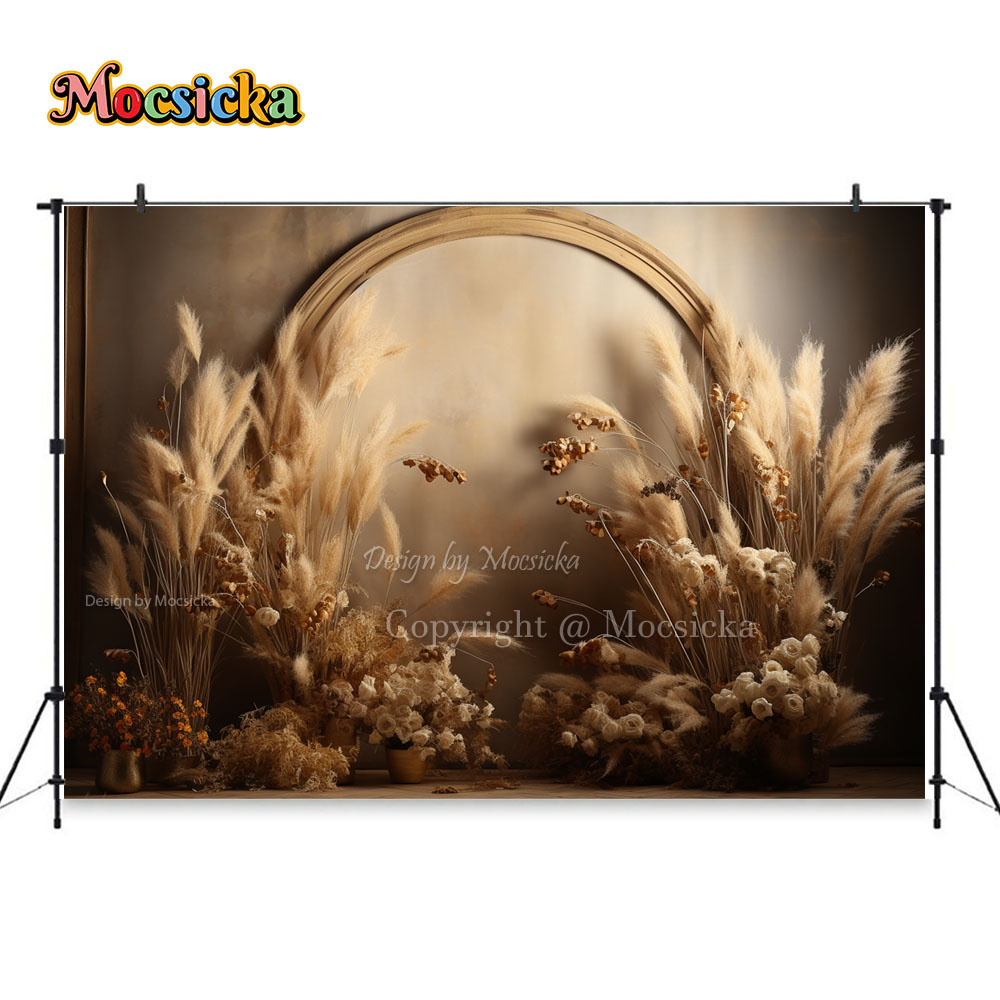 Mocsicka Boho Retro Brown Phot – Dessert Table Backdrop recenzja i cena