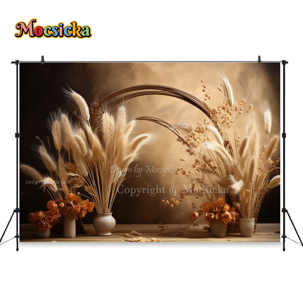 Mocsicka Boho Retro Brown Phot – Dessert Table Backdrop recenzja i cena