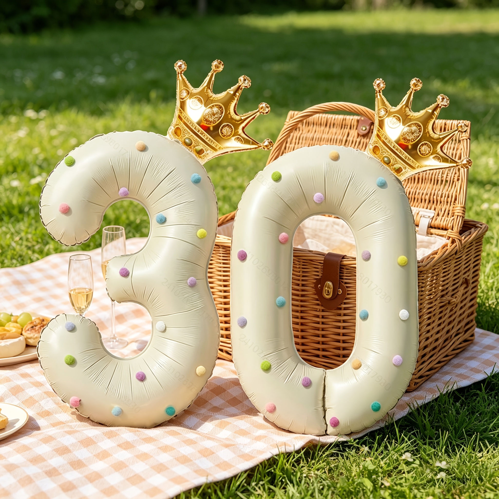 Large 40inch Cream-Colored Num – Party Event Supply Store recenzja i cena