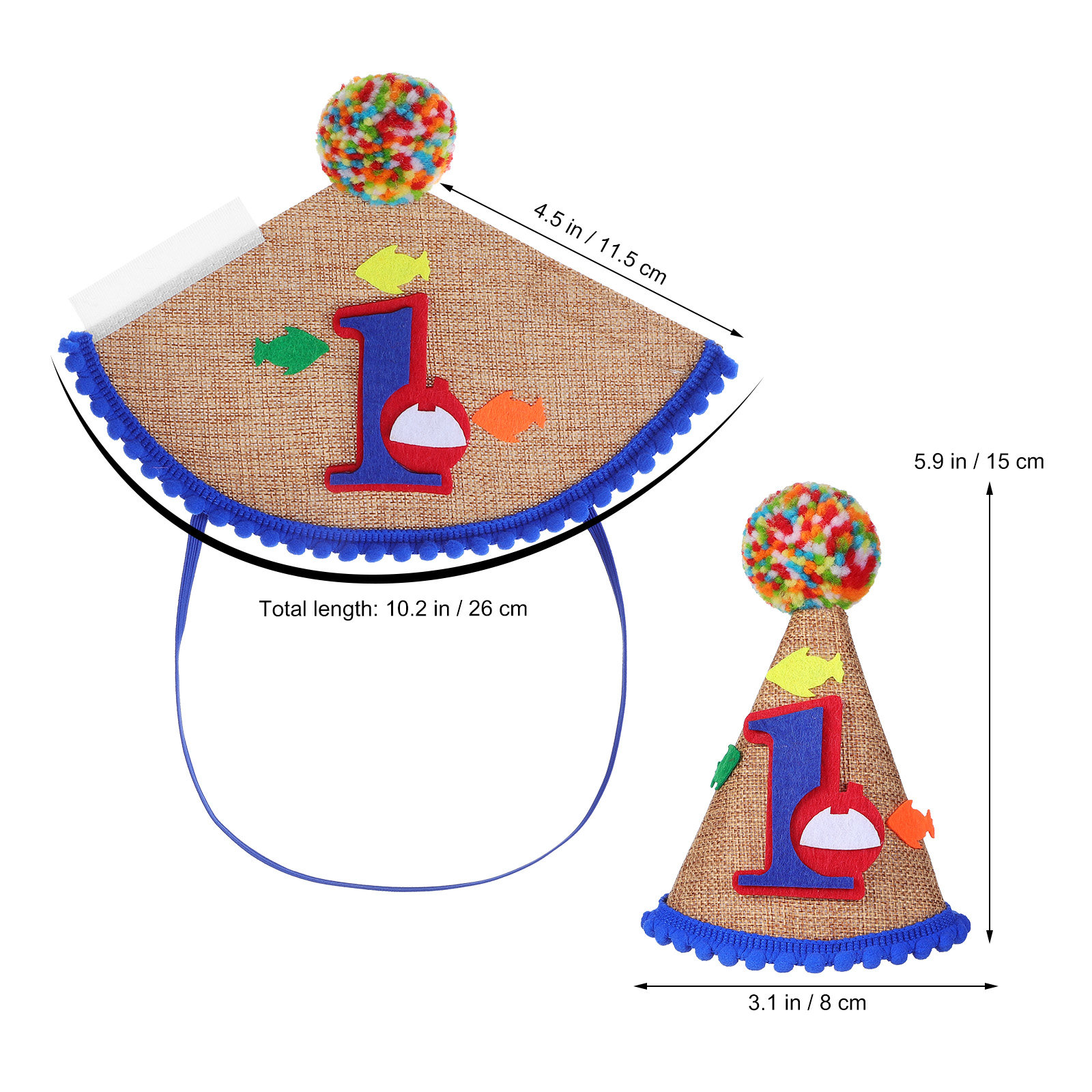 Baby Birthday Hat 1 Year Old F – Party Hat Cone recenzja i cena