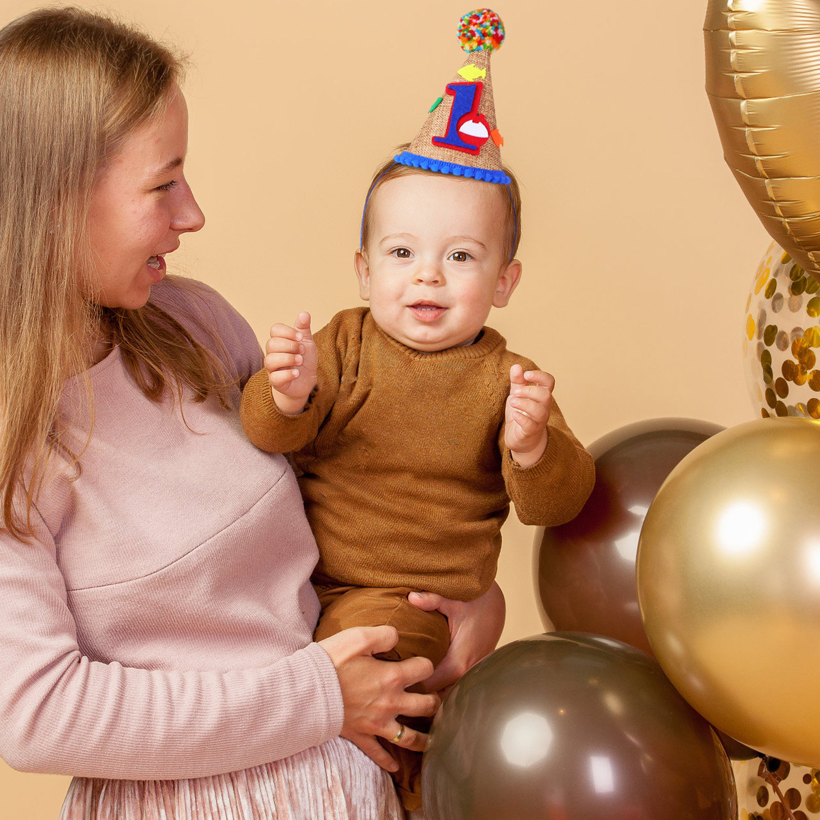 Baby Birthday Hat 1 Year Old F – Party Hat Cone recenzja i cena