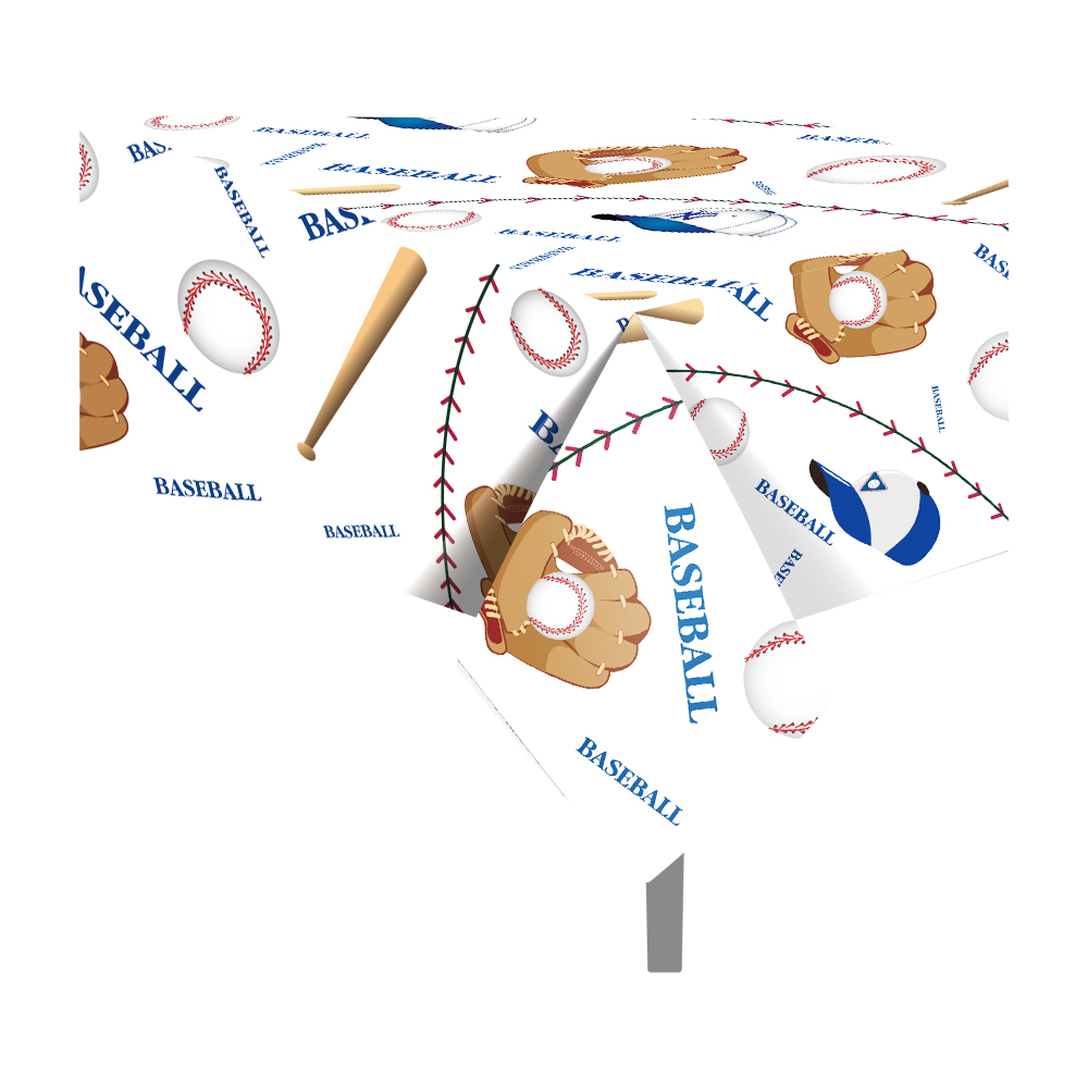 130x220cm Baseball Sports Disp – Table Cloth Disposable recenzja i cena
