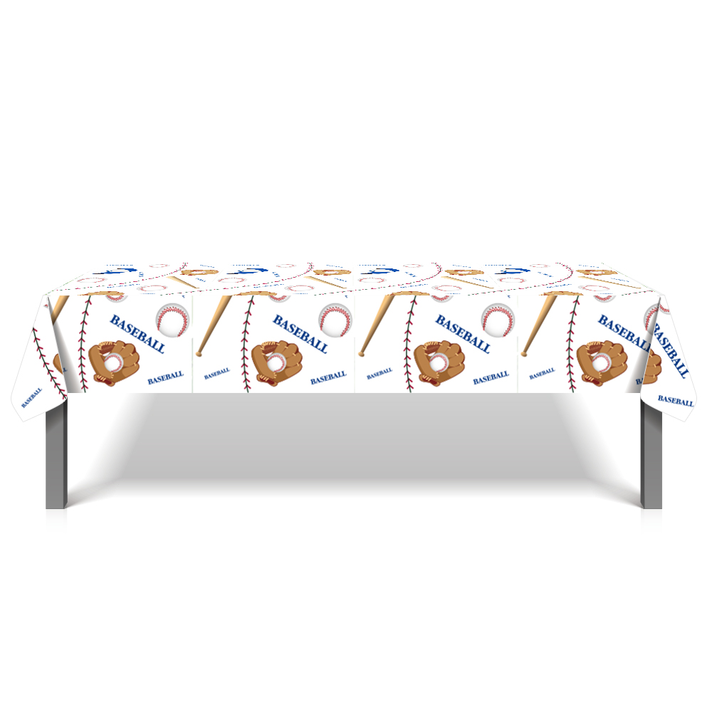 130x220cm Baseball Sports Disp – Table Cloth Disposable recenzja i cena