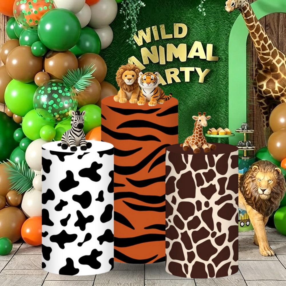 Safari Cylinder Pedestal Stand – Dessert Table Backdrop recenzja i cena